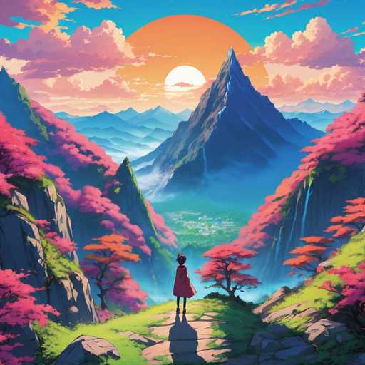 Anime fantasy landscapes