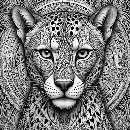 Zentangle animals